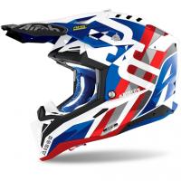 Airoh Мотошлем Aviator 3 Rainbow Blue/Red Gloss в Астрахани