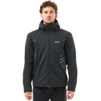 Dragonfly Мототолстовка DF Urban Man 2025 Black с защитой в Астрахани