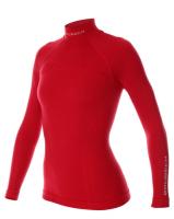 Brubeck Футболка женская дл.рукав Wool Merino 78% Малина в Астрахани
