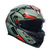 AGV Шлем K3 Decept Matt Black/Green/Red в Астрахани