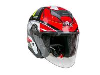 AiM Шлем открытый JK526 Red/Grey/Black в Астрахани
