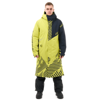 Dragonfly Плащ зимний Race Coat Man 2025 Lime-Black в Астрахани