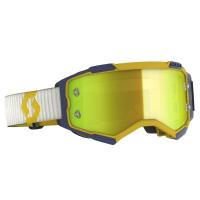 Scott Очки кроссовые Fury yellow/blue yellow chrome works в Астрахани