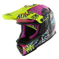 LS2 Шлем MX437 Fast II Mini Gorilla Purple-06 в Астрахани
