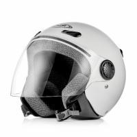 Открытый шлем Zeus ZS-210B белый глянец в #REGION_NAME_DECLINE_PP#