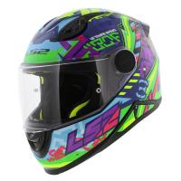 LS2 Мотошлем FF812 Kid Svent Blue Green в Астрахани