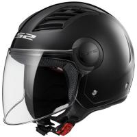 LS2 Шлем OF562 Airflow Solid Черный глянцевый в #REGION_NAME_DECLINE_PP#