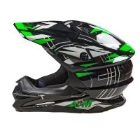AiM Шлем кроссовый JK803S Green/Black в Астрахани