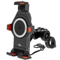 Extreme Style Мото держатель с беспроводной зарядкой anti-vibration R17W в Астрахани