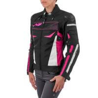 MOTEQ Текстильная женская куртка Bonnie, Черный/Розовый в #REGION_NAME_DECLINE_PP#