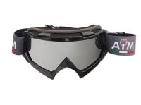 AiM Очки кроссовые (PRO) 157-100 Black Glossy в Астрахани