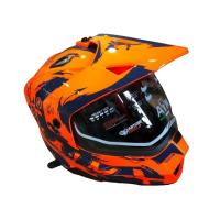 AiM Шлем детский JK802Y Orange/Blue в Астрахани