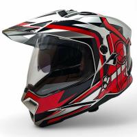 AIM Шлем кросс/эндуро JK802S Red/Grey/Black в Астрахани