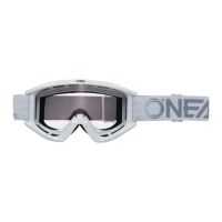 Oneal Маска кроссовая B-Zero V.22 белая оправа, прозрачная линза в Астрахани