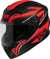 IXS Шлем 136 2.0 Kids Star 2 Черно-красно матовый в Астрахани
