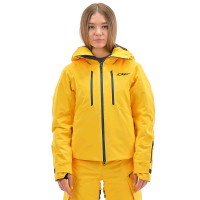 Dragonfly Куртка утепленная Gravity Premium Woman Yellow-Dark Ocean в Астрахани