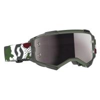 Scott Очки кроссовые Fury dark green/white silver chrome works в Астрахани