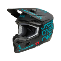 Oneal Шлем кроссовый 3Series Static черный/бирюзовый в Астрахани
