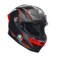 AGV Шлем K6 S 2206 Slashcut Black/Grey/Red в Астрахани