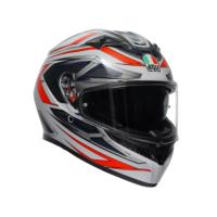 AGV Шлем K3 22.06 Space Matt White/Red Fluo в Астрахани