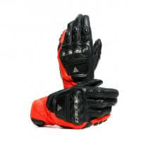 Dainese Перчатки кожаные 4-Stroke 2 Black/Fluo-Red в Астрахани
