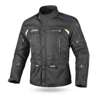 Dimox Мотокуртка текстиль Explorer Mens Touring Black/Yellow в Астрахани