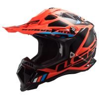 LS2 Мотошлем MX700 Subverter II Evo Stomp черно-оранжевый в Астрахани