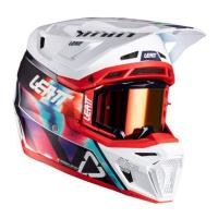 Leatt Шлем кроссовый 8.5 Royal Blue-Red V26 + очки Velocity 5.5 в Астрахани
