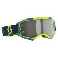 Scott Очки кроссовые Fury LS neon yellow/blue light sensitive grey works в Астрахани