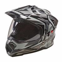 AIM Шлем кросс/эндуро JK802S Black/Grey/White в Астрахани