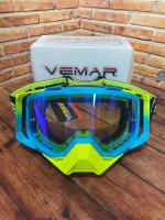 Scout Vemar Маска кросс MJ-1024-1 сине-желтая в Астрахани