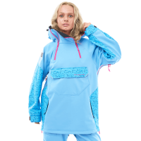 Dragonfly Куртка-анорак сноубордическая DF Uktus Woman Blue - Pink в Астрахани