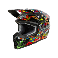 Oneal Шлем кроссовый детский 3Series Youth Crank V.24 красный/ зеленый в Астрахани