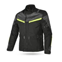 Dimox Мотокуртка текстиль Tour Tech Mens Black/Grey/Yellow в Астрахани