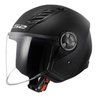 LS2 Мотошлем OF616 Airflow II Solid черный матовый в Астрахани