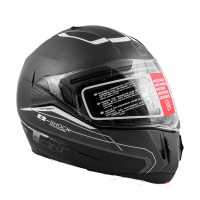 Beon Шлем модуляр B-700 Matt Grey/Black White в Астрахани