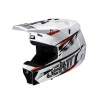 Leatt Шлем кроссовый детский Helmet Kit Moto 3.5 Jr V25 White в Астрахани