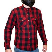 MCP Моторубашка Rebel Full kevlar черный-темно-красный в Астрахани