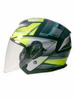 AiM Шлем открытый JK526 Yellow/Grey/Black в Астрахани