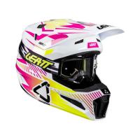 Leatt Шлем кроссовый 3.5 V26 Storm Pink + очки Vizion 3.5 в Астрахани