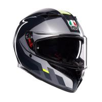 AGV Шлем K3 Shade Grey/Yellow Fluo в Астрахани