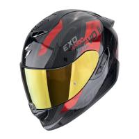Scorpion Exo Мотошлем Exo-1400 Evo II Carbon Air Platted Карбон/Красный в Астрахани