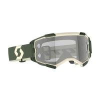Scott Очки кроссовые Fury LS kaki green/light sensitive grey works в Астрахани