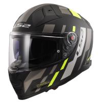 LS2 Мотошлем FF811 Vector II Tron матовый черно-желтый в Астрахани
