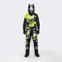 Grom Штаны кроссовые подростковые MX Religion lime в Астрахани