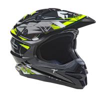 AiM Шлем кроссовый JK803S Yellow/Black в Астрахани