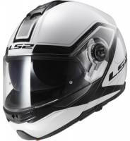LS2 Мотошлем снегоходный FF325 Strobe Electric Snow Civik Черный/Белый в Астрахани