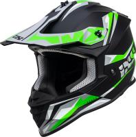 IXS шлем кроссовый 362 2.0 Черно-зеленый-белый в Астрахани