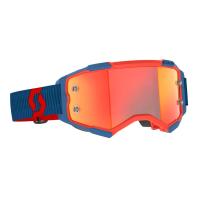 Scott Очки кроссовые Fury dark blue/neon red/orange chrome works в Астрахани