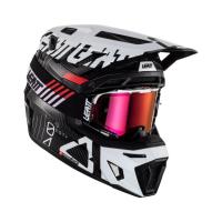 Leatt Мотошлем кроссовый Moto 9.5 Carbon Helmet Kit V24 White в Астрахани